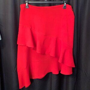 a.new.day Red Pop Flare Skirt (NWT) (SZ 18)